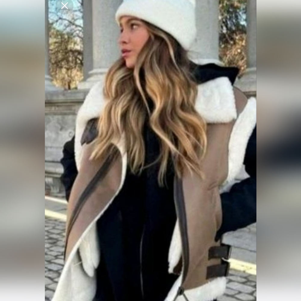Zara Shearling Vest